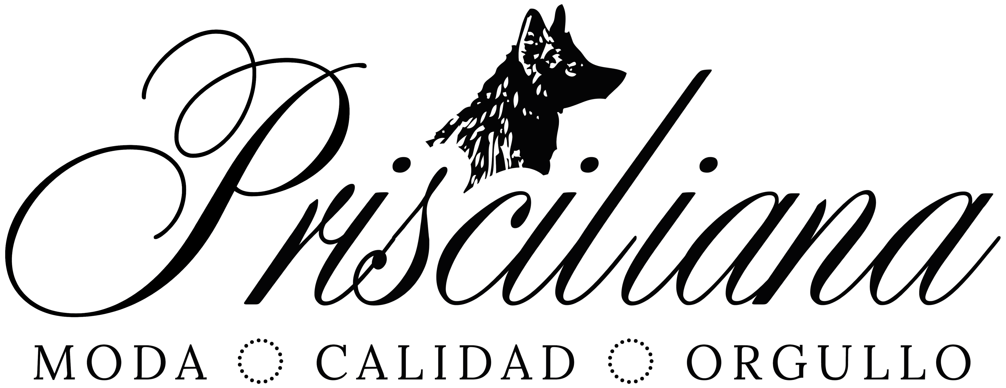 Prisciliana primary wordmark